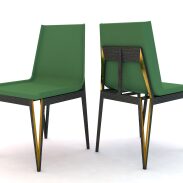 Chaise Furemu verte